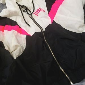 Unisex full zipped windbreaker